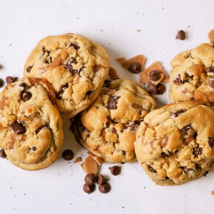 Toffee Chocolate Chip Cookies